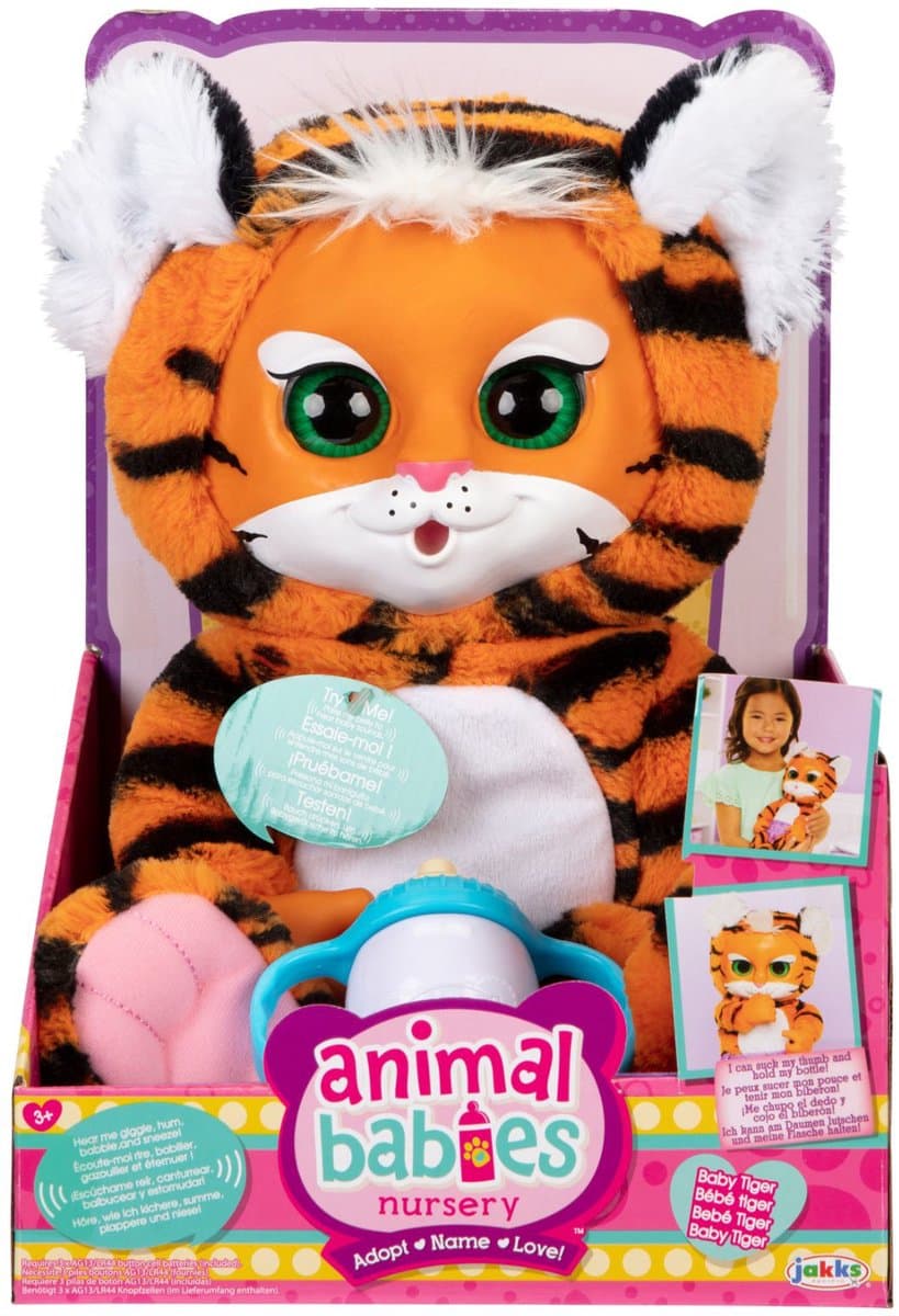 Jakks Animal Babies Tijger + Geluid