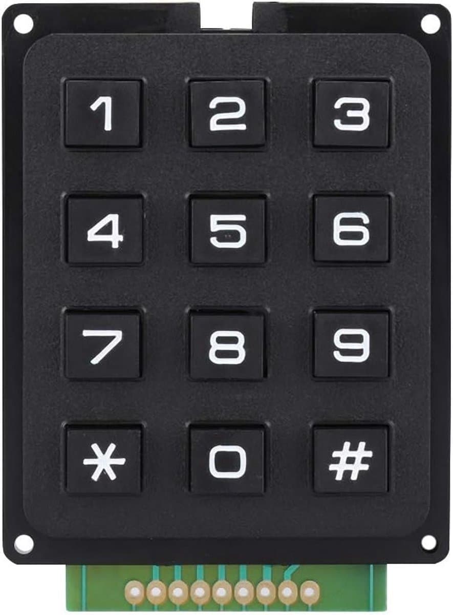 12-toetsen toetsenbordmodule voor elektronische projecten