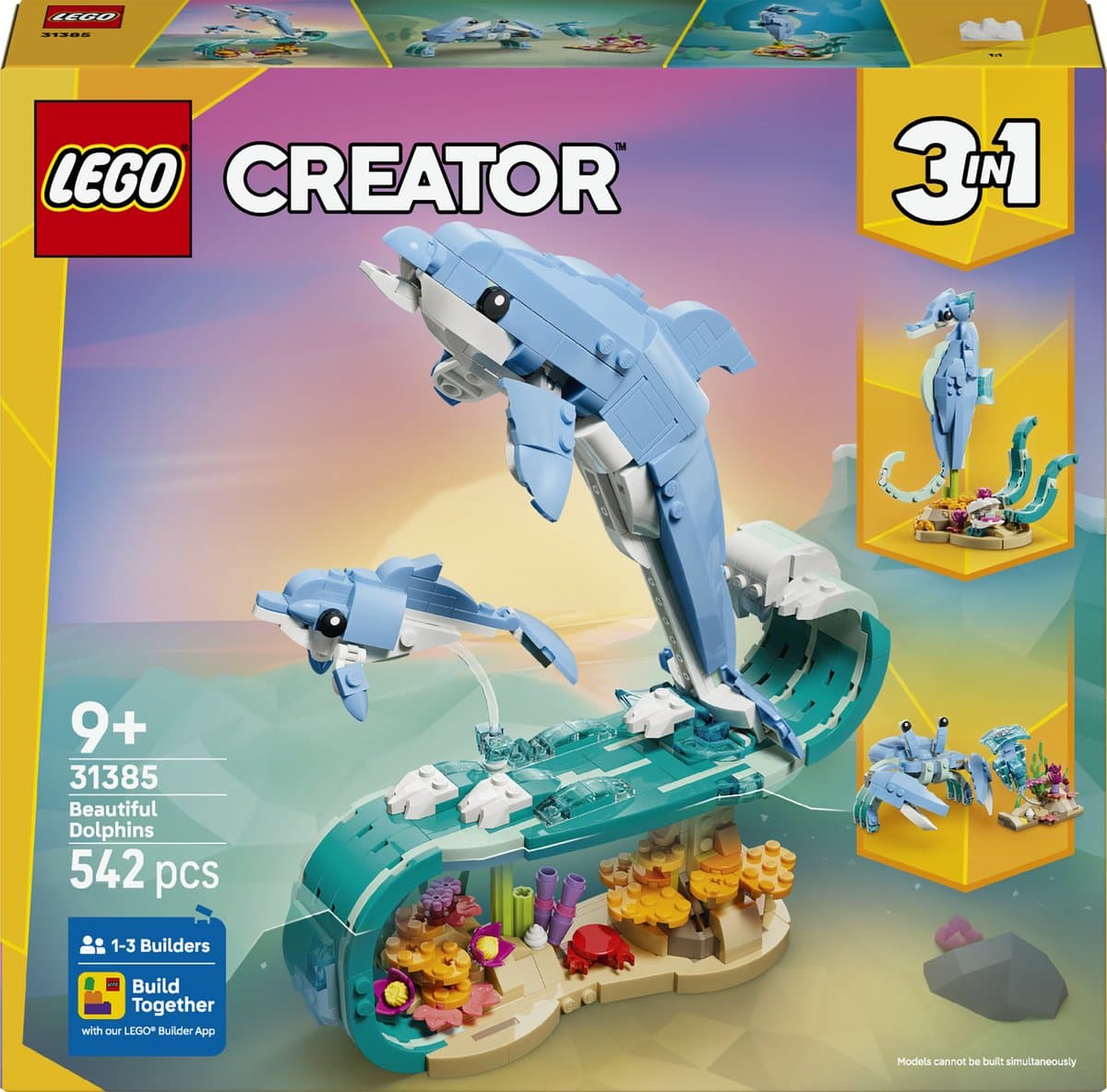 LEGO Creator 31385 Zeedieren: prachtige dolfijnen