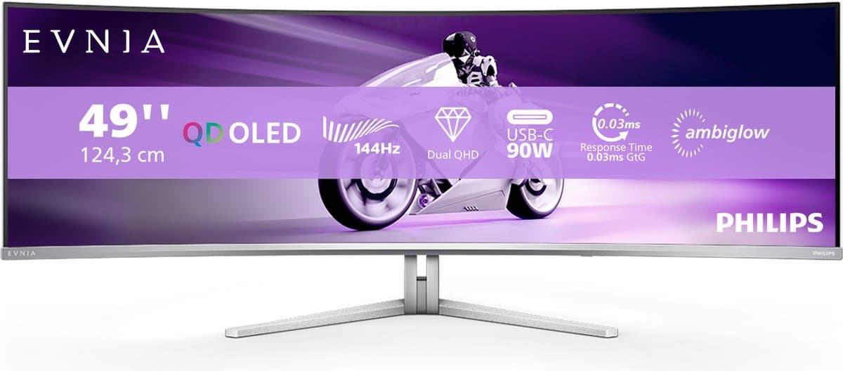 Philips Evnia 49M2C8900L/00 QD-OLED Curved