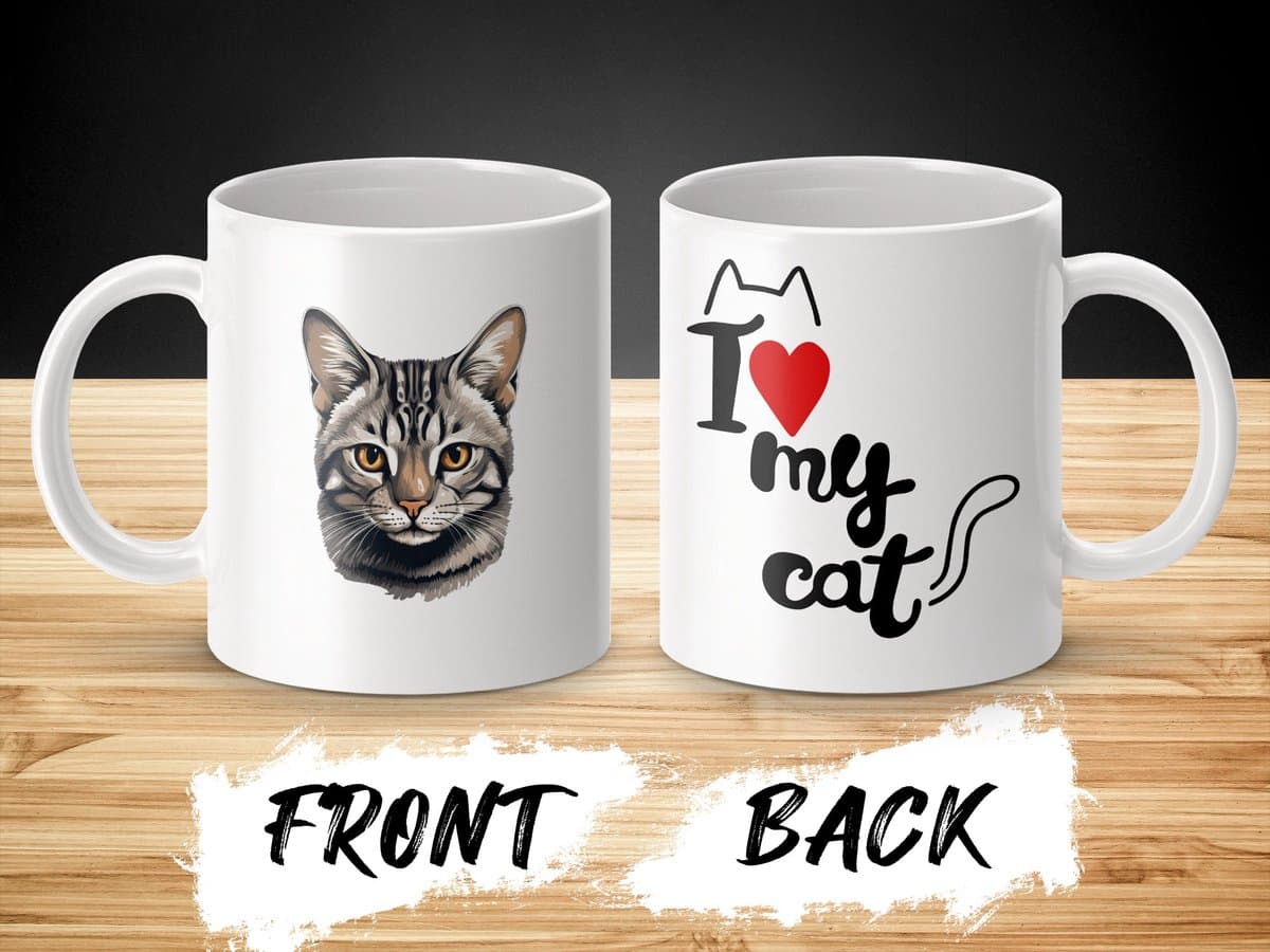 Mok Ocicat cat - kat - I love my cat - cat lovers - katten