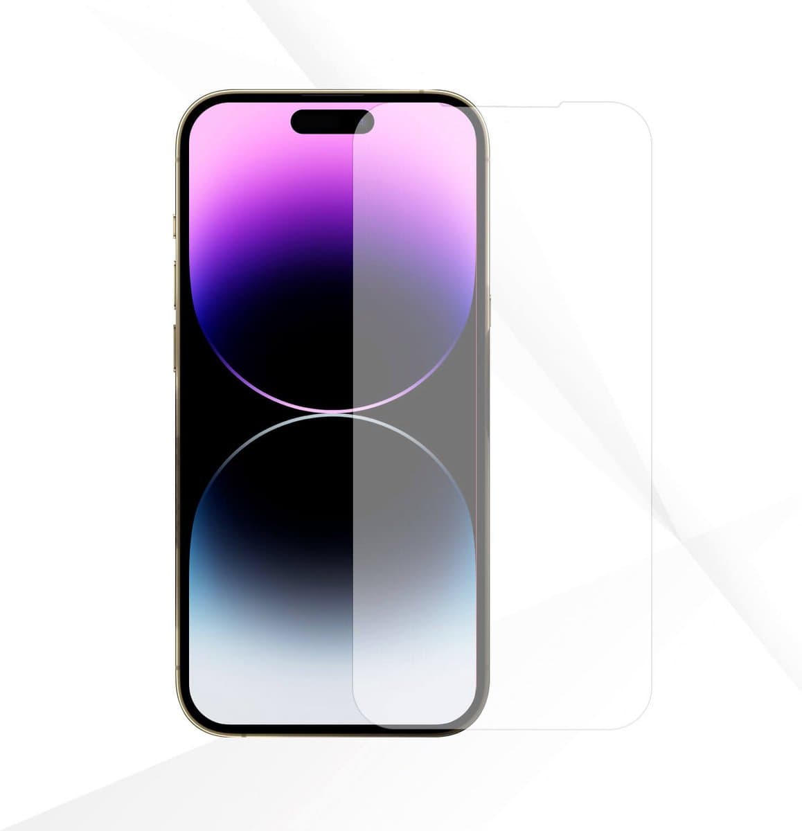 screensafe high definition hydrogel screenprotector geschikt voor Apple iphone 14 pro slagvast / mat (aaa)