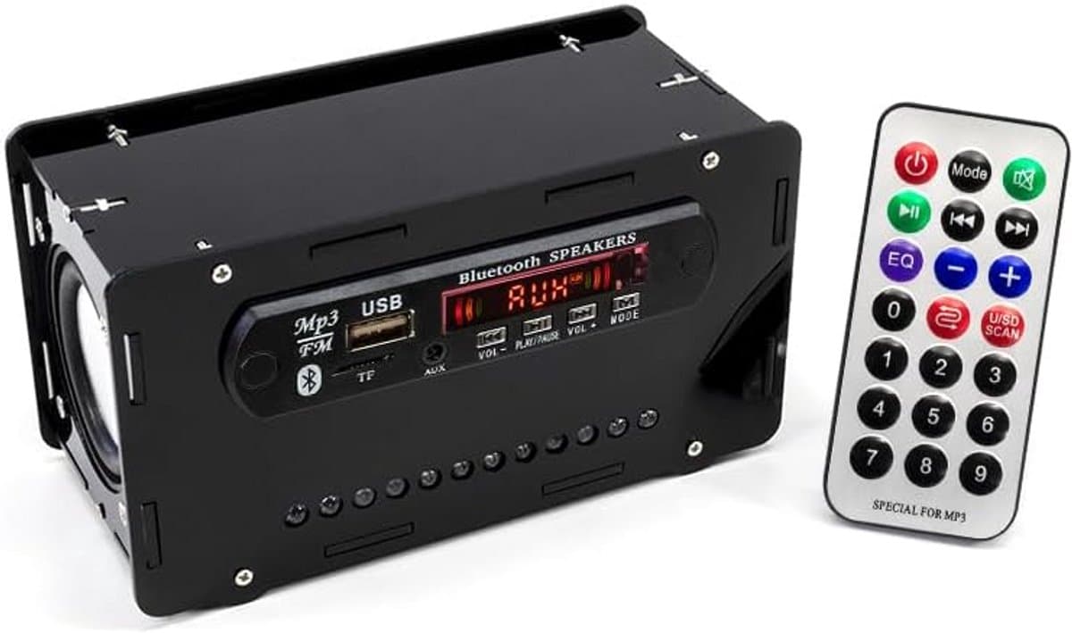 Draadloze Bluetooth Speaker met FM Radio en LED Verlichting