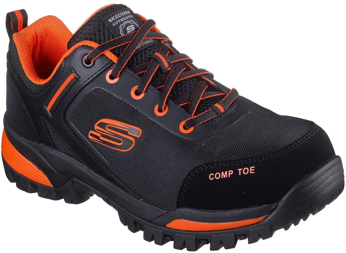 Skechers Heren GATLON - STRIGAX H Werkschoen 200188EC BKOR Zwart/Oranje