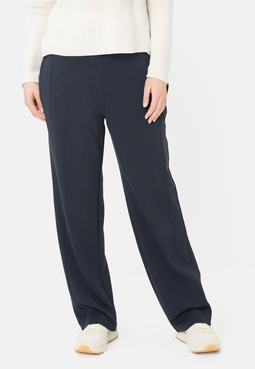 camel active Jogger met elastische tailleband - Maat womenswear-M - Donkerblauw