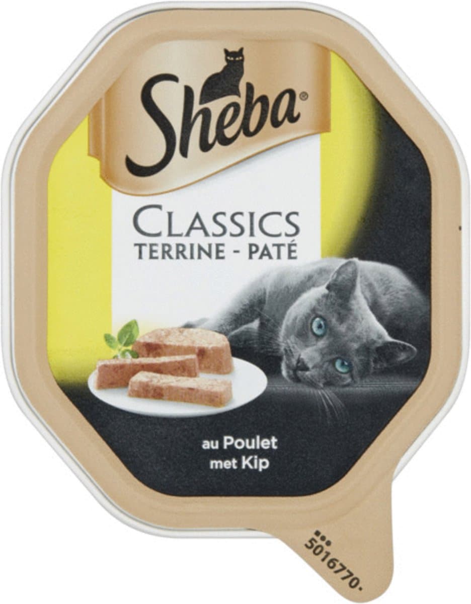 Sheba classic paté met kip 85 g