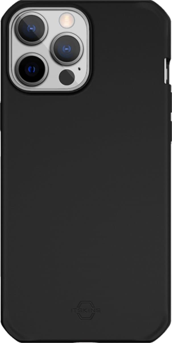 Itskins Silk magnetische ring Backcover iPhone 13 Pro Max hoesje - Zwart