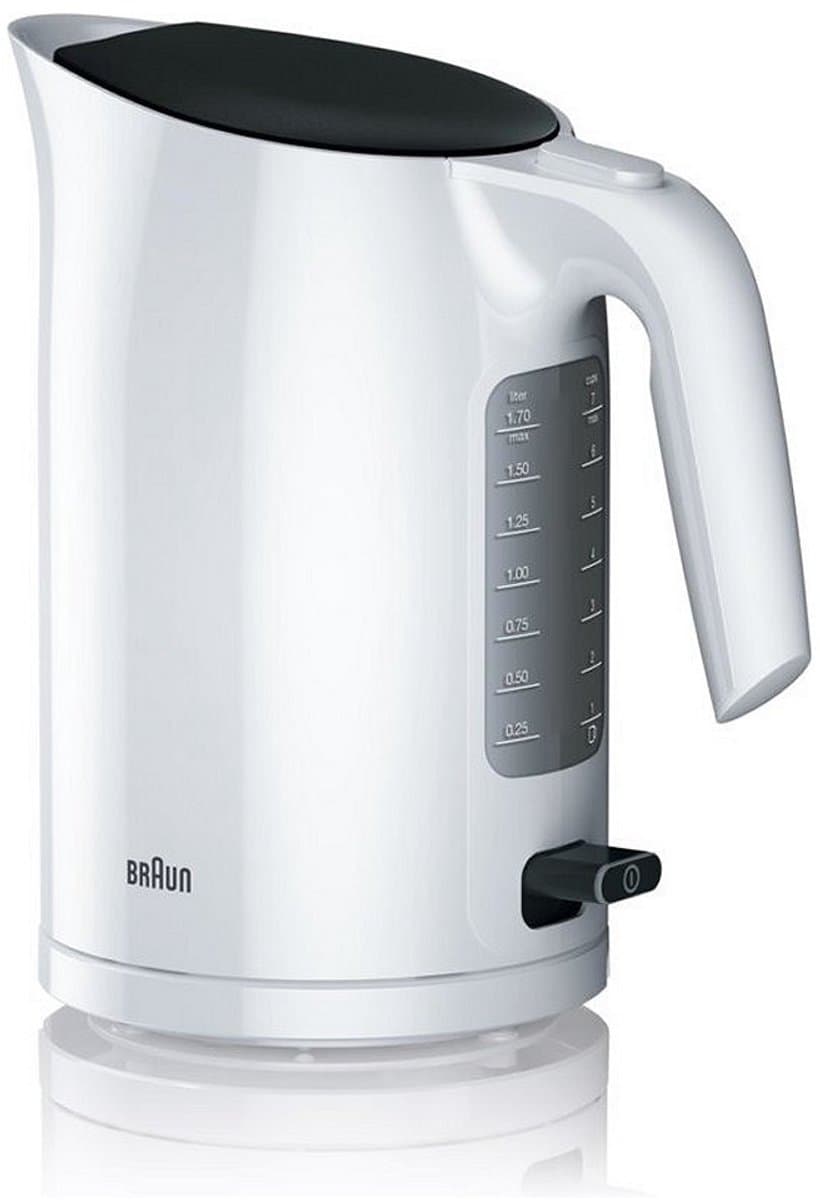 Braun PurEase WK 3100 Elektrische Waterkoker Wit 1.7L 2200W