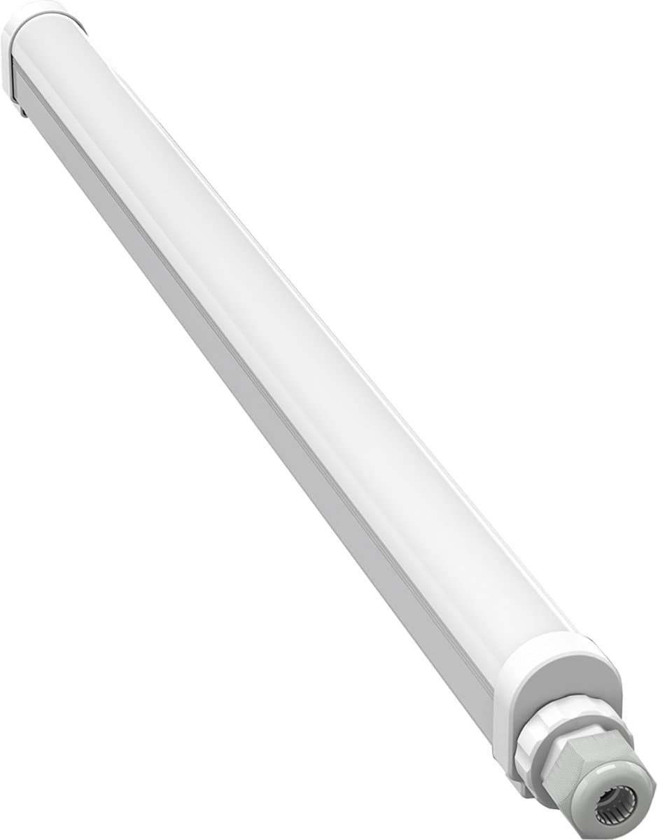 LED TL Armatuur Koppelbaar 150cm - LED Balk - Rinzu Strimp - 45W 5850lm - Waterdicht IP65 - IK08 - Warm Wit 3000K - Tri-Proof