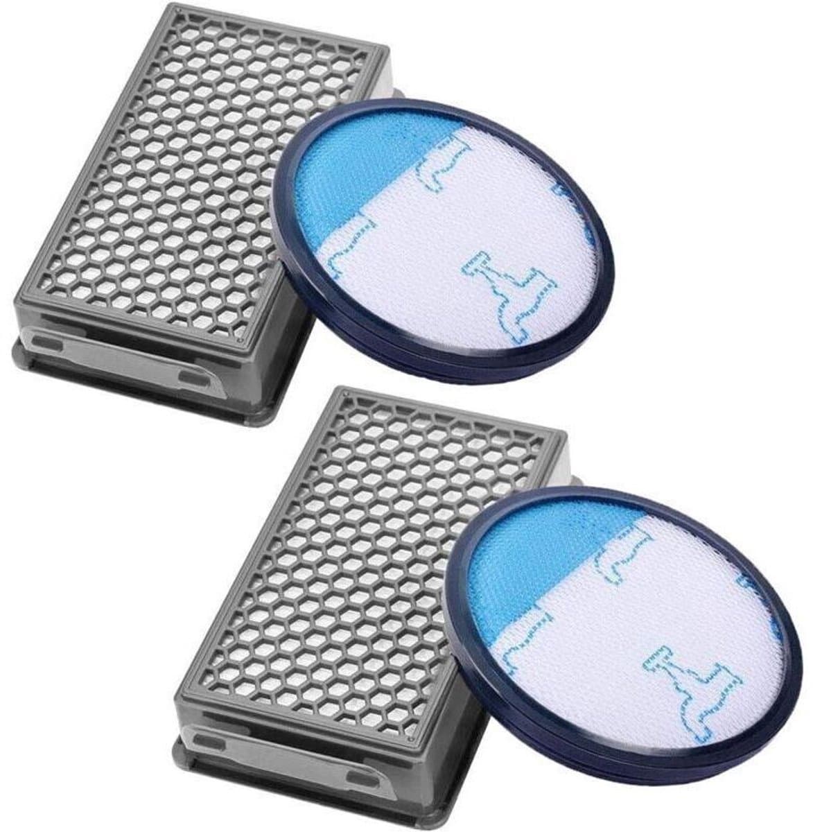 Vier filters Geschikt voor de compacte, krachtige cycloonstofzuigers van Rowenta ZR005901, Moulinex en Tefal.