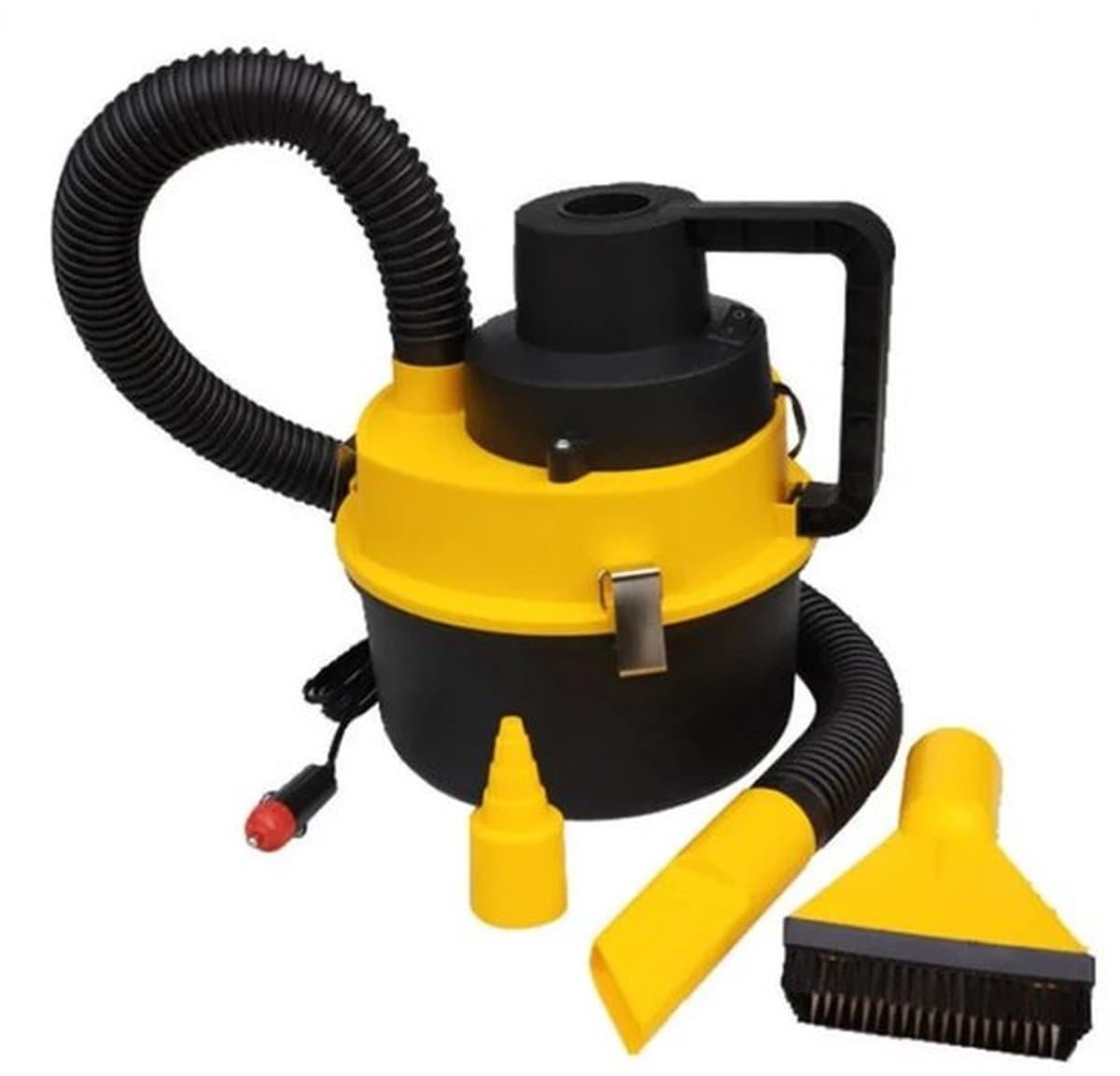 Auto Stofzuiger 12V – Nat En Droog – Draagbare Handstofzuiger – Krachtige Zuigkracht – Met Lange Slang En Opzetstukken – Voor Auto, Truck En Boot