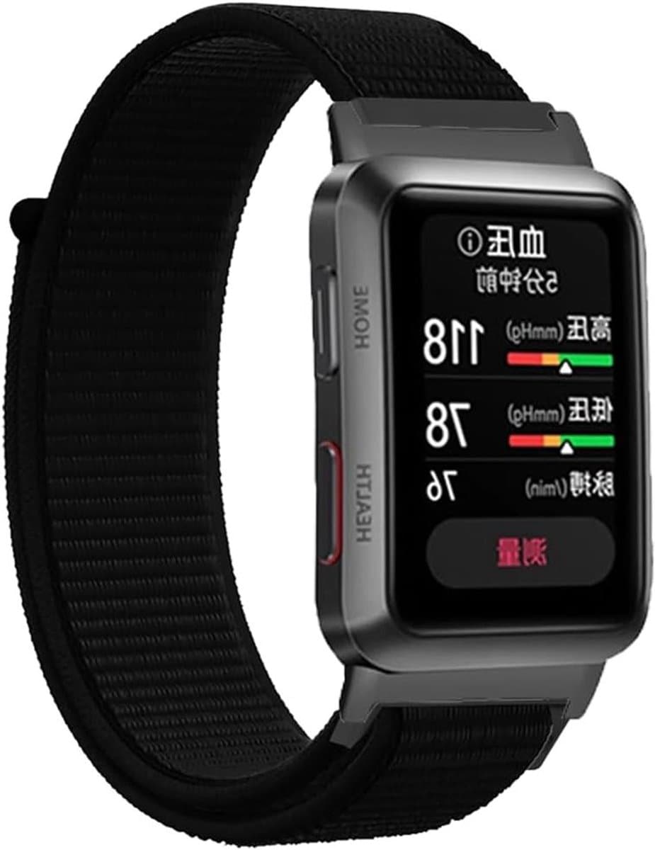 Ademend Sportarmband voor Smartwatch, Nylon Vervangband, Comfortabele en Duurzame Horlogeband voor Actieve Gebruikers