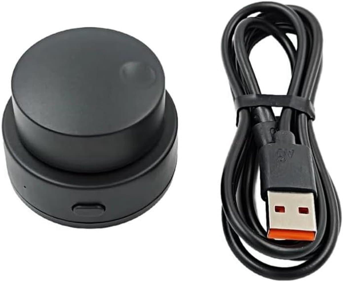 Volumeregeling Knop - USB Controller - Muziek Bedienen - Aanpasbare Functies - Type-C Interface - Zwart