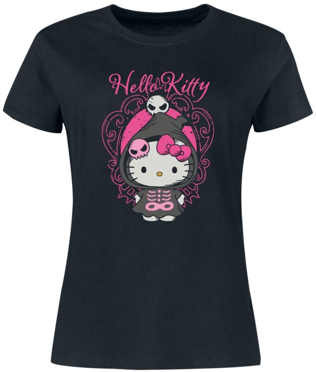 Hello Kitty Hello Kitty Dames T-shirt - zwart - S