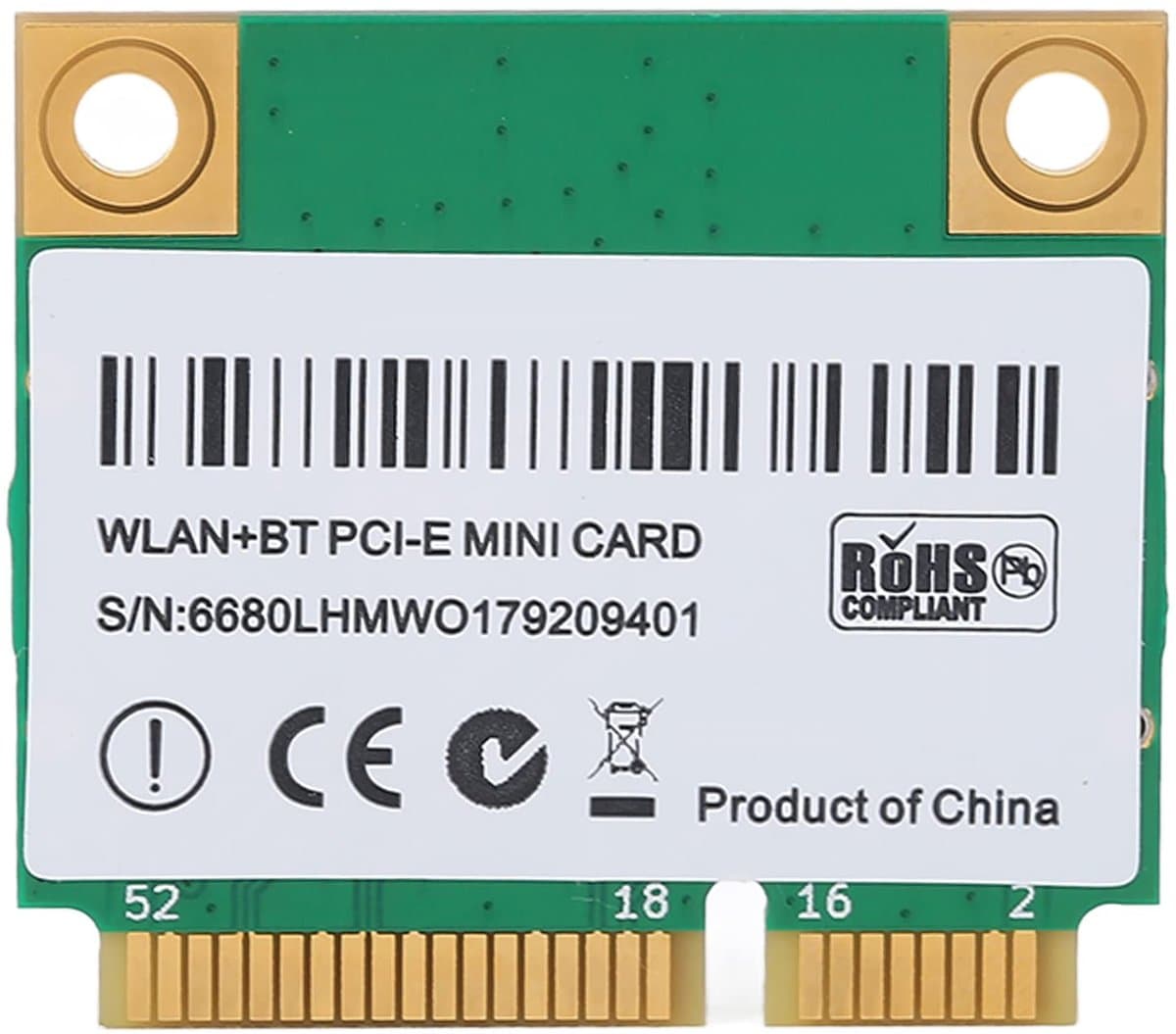 Dailygoody - Draadloze Netkaart - WiFi 6E - Snelle en efficiënte connectiviteit - Mini PCIE-poort - Compatibel met notebooks - Geschikt voor kleine hosts