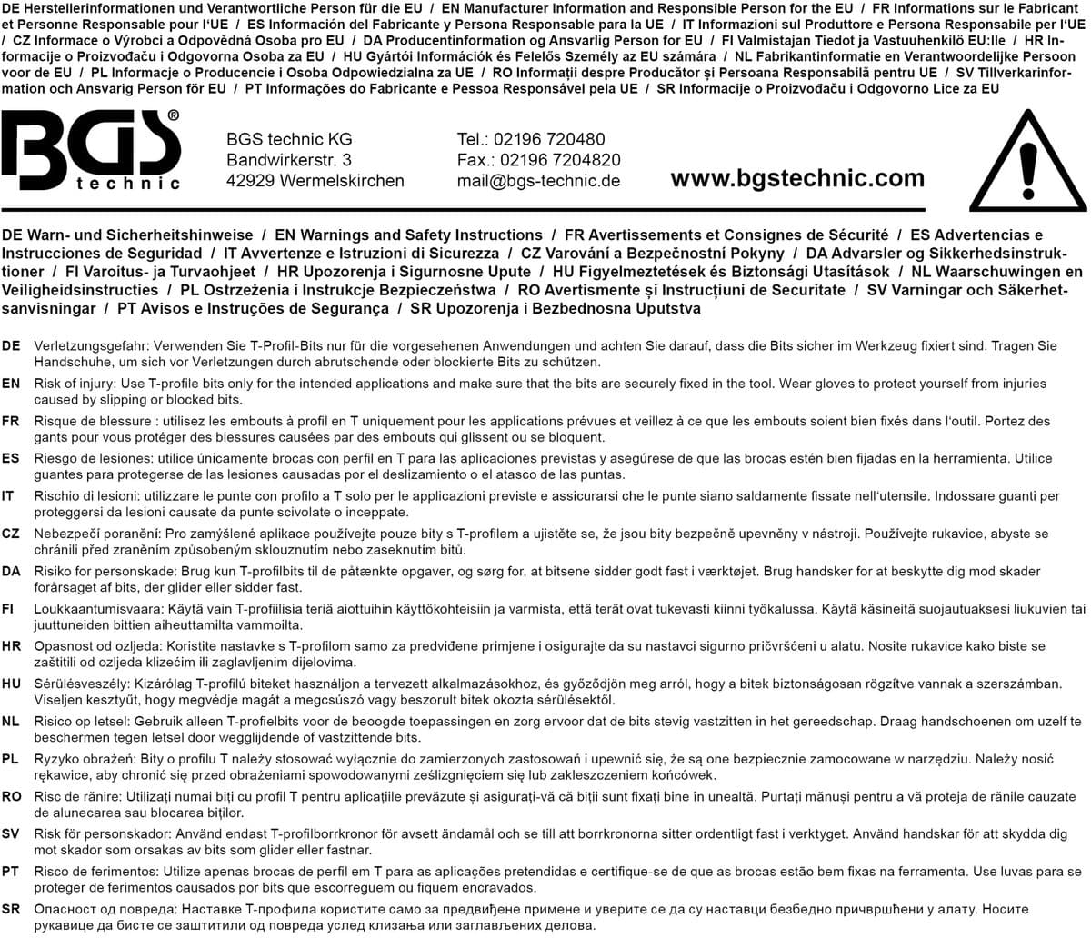BGS Schroefbit Torx T7