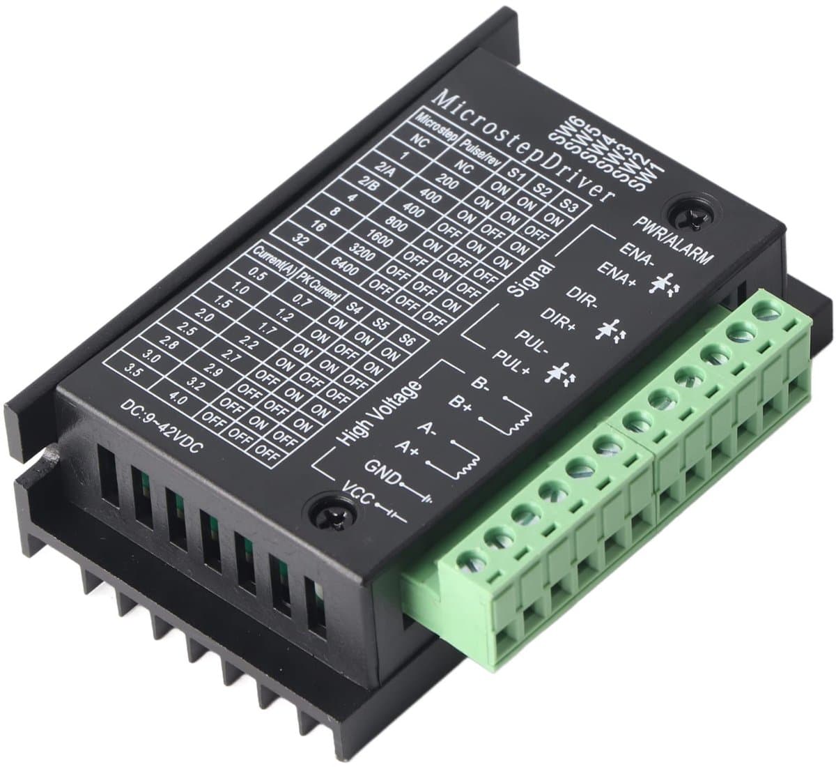 Jhubersproducts - Scheda Controller voor Stappenmotoren - CNC Machines - 160W 9-40V 0.5-4A - Precisie en Controle - Stappenmotor besturing - Geschikt