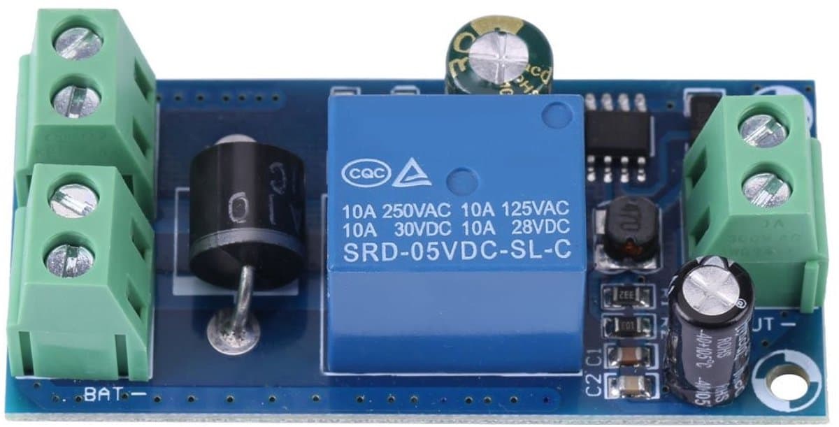 aladdien - Emergency Power Switch Module - Automatische Batterijomschakeling - Betrouwbaar en efficiënt - DC 5V tot 48V - Ideaal voor incubators en ..