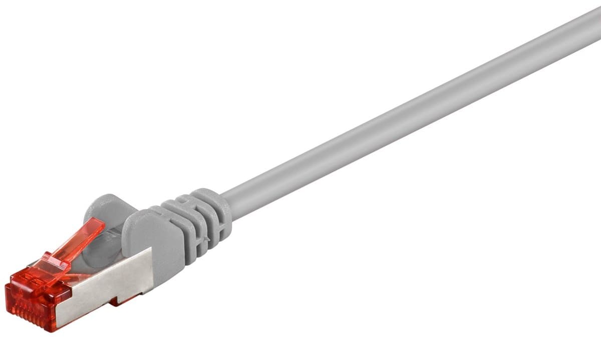Wentronic 1150892 - Cat 6 UTP-kabel - RJ45 - 15 m - Grijs