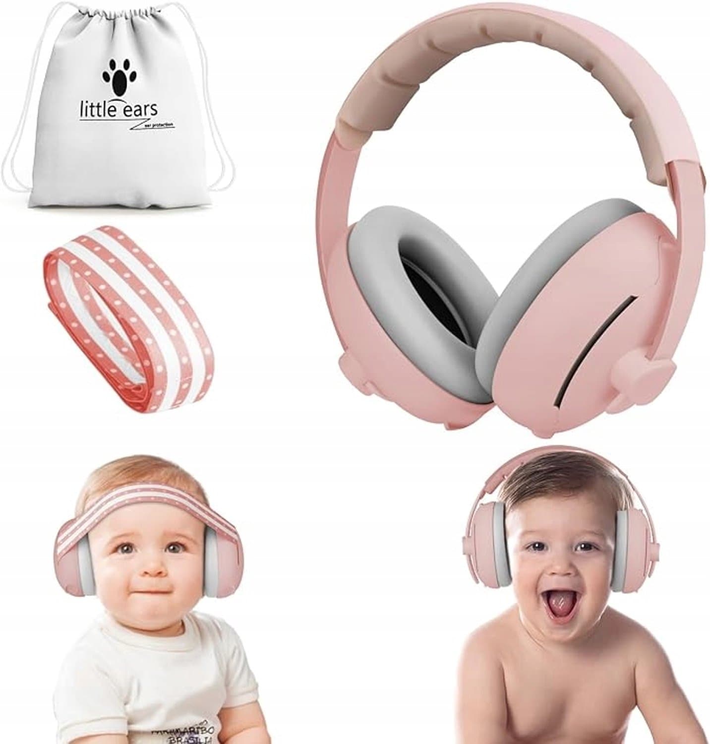 Merkloze Baby Gehoorbescherming - Geluidsisolerende Oorkappen