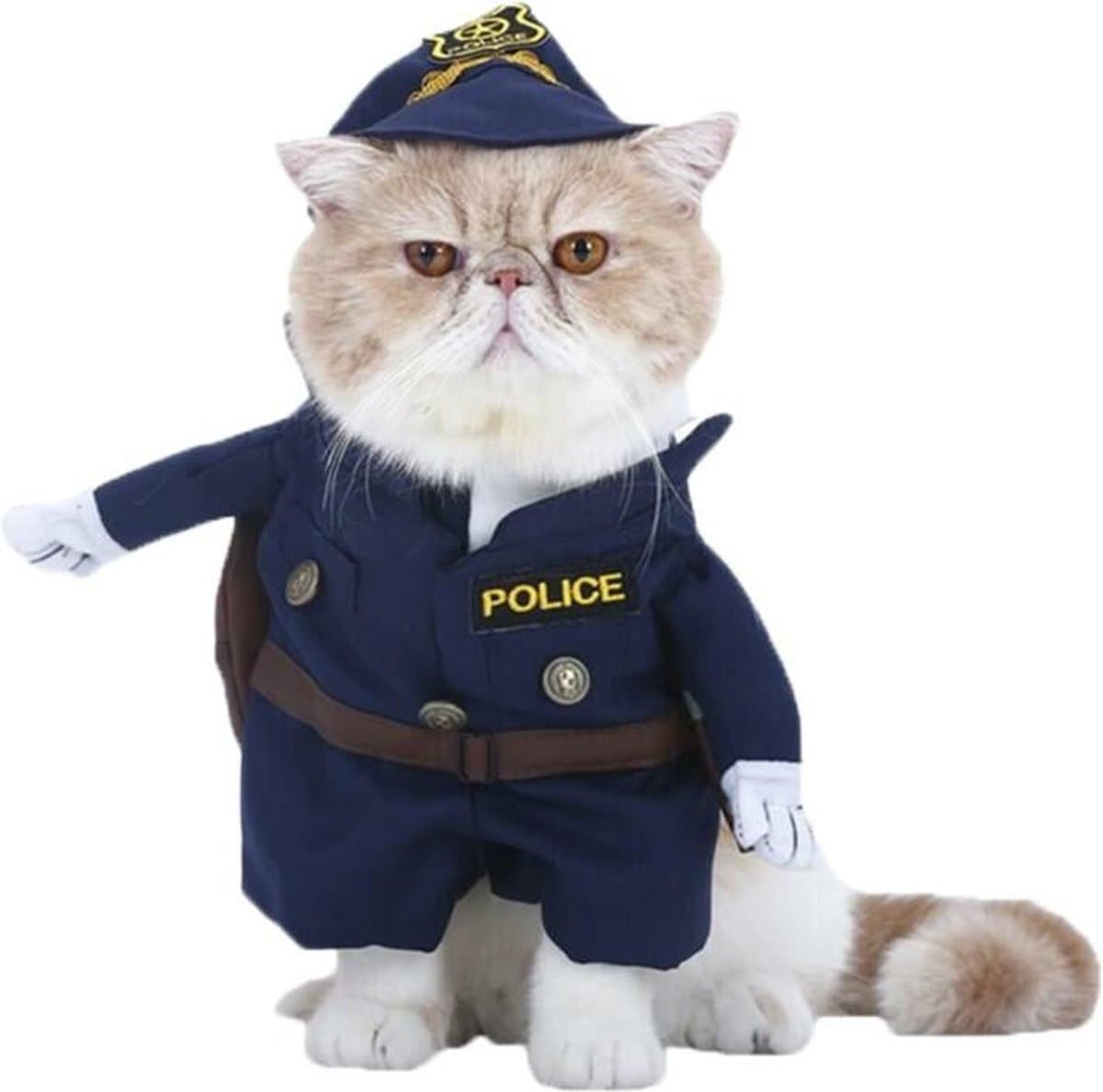 Showtime Huisdierkostuum Politie - XXL - 9-11kgs