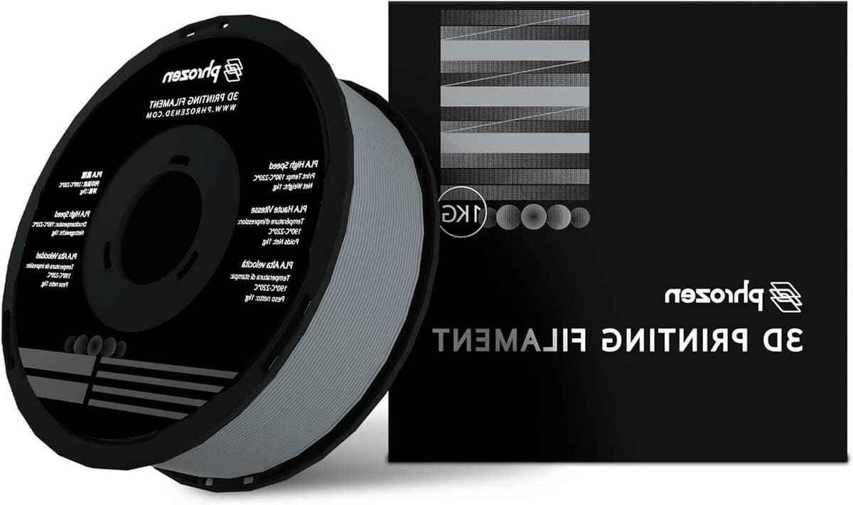 PLA Filament - 3D Printer Filament - Snel Printen - Hoge Printsnelheid - 1KG - Grijs