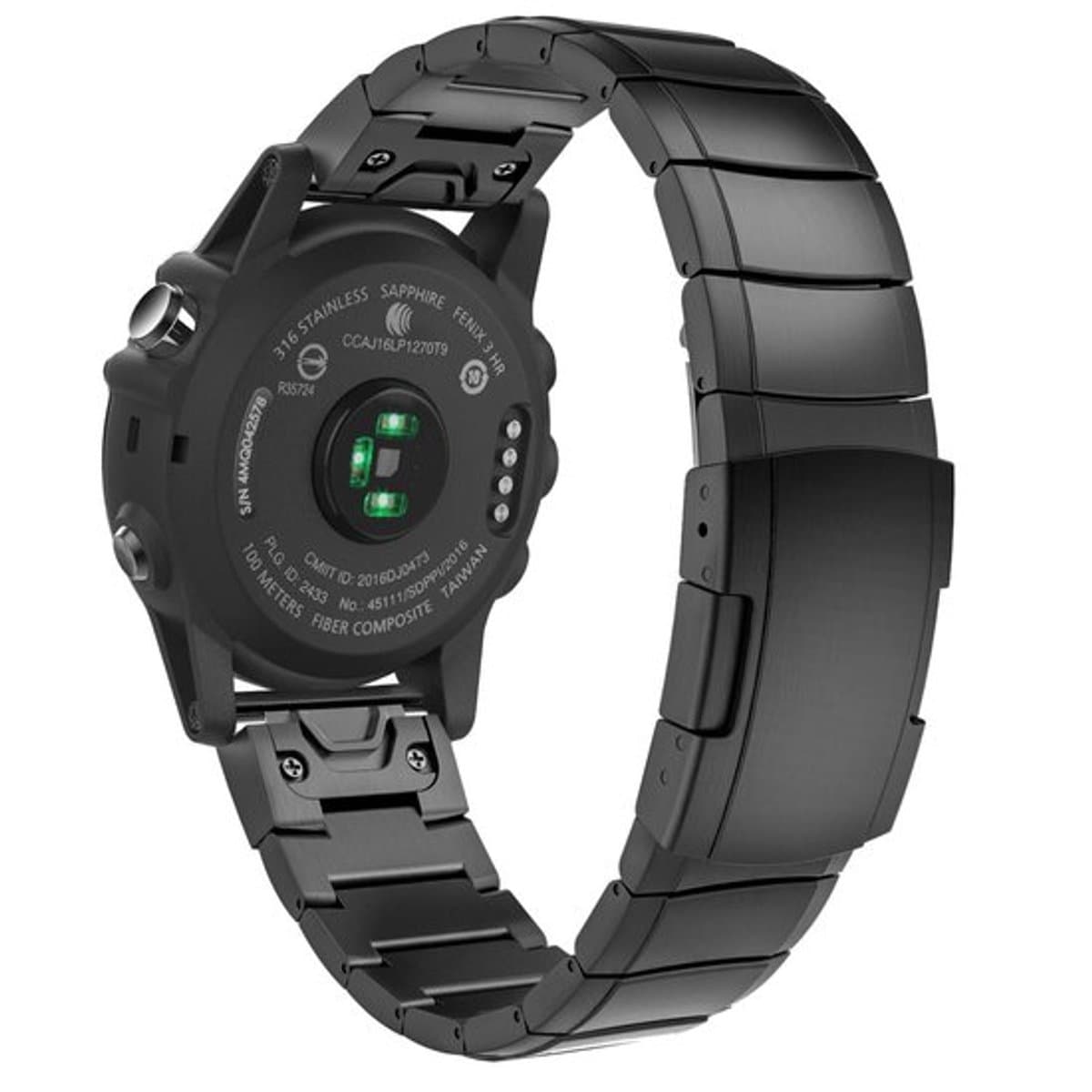 Armband voor Garmin Fenix 7, 7X, 6X, 5X, 5X Plus, 3, 3X