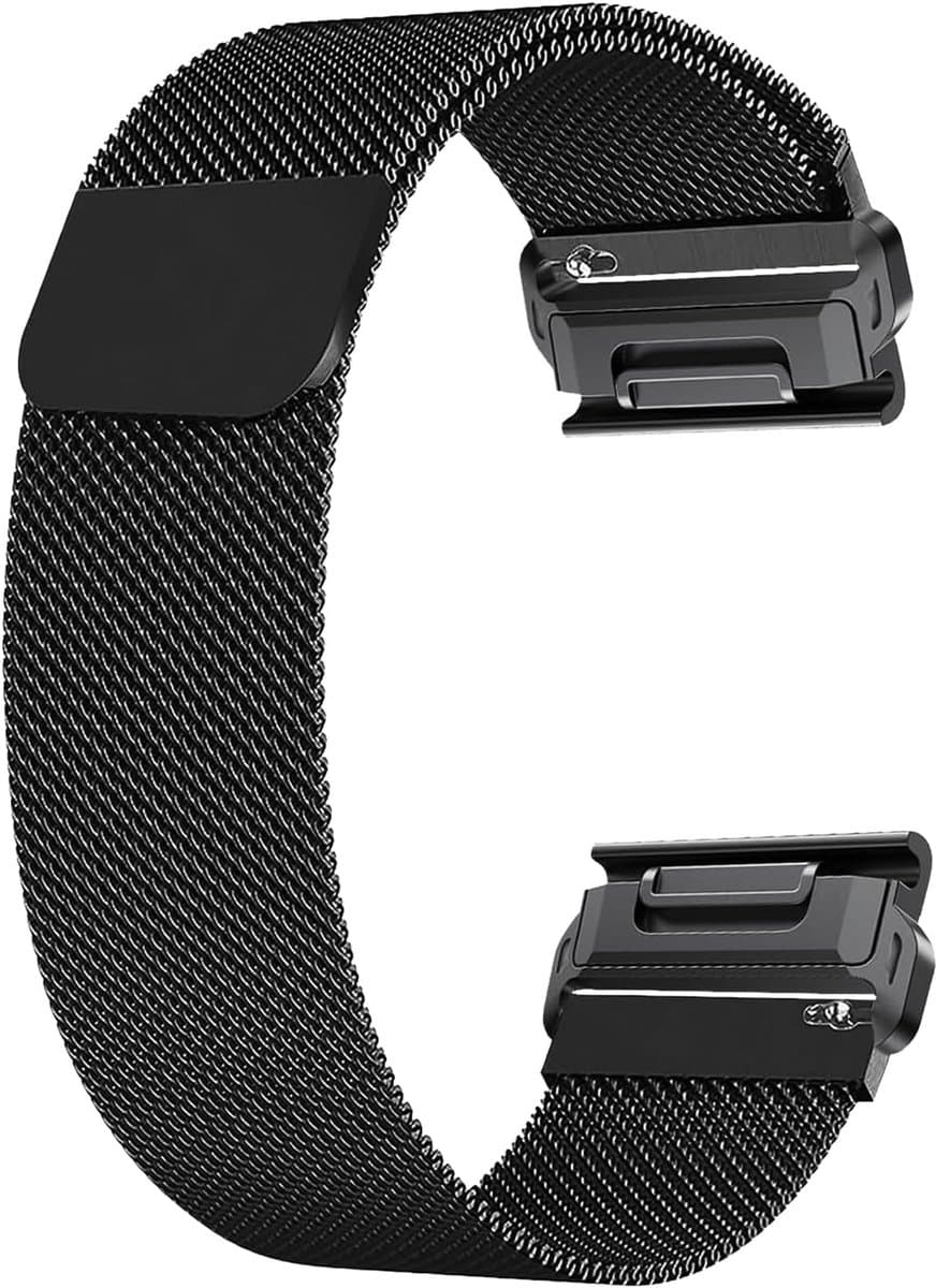 Armband 26 mm QuickFit - roestvrij staal - compatibel met Garmin Fenix 8 Pro / Tactix 7 - stijlvol en duurzaam - ShopVlot
