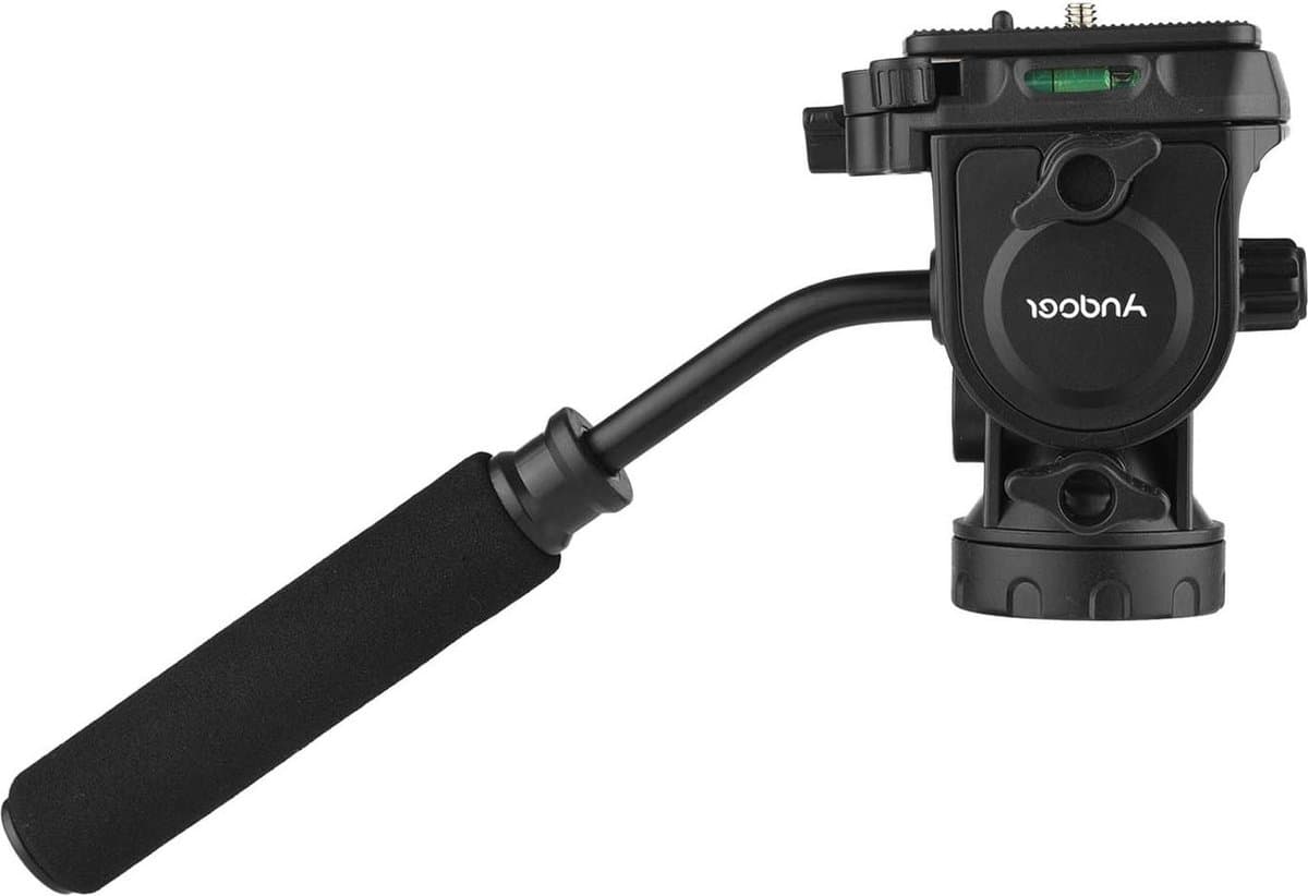Panoramisch 360 ° Rotatie Kogelhoofd Max. Belasting 5kg/11 lbs met handvat - voor Camera Camcorder en Monopod statief