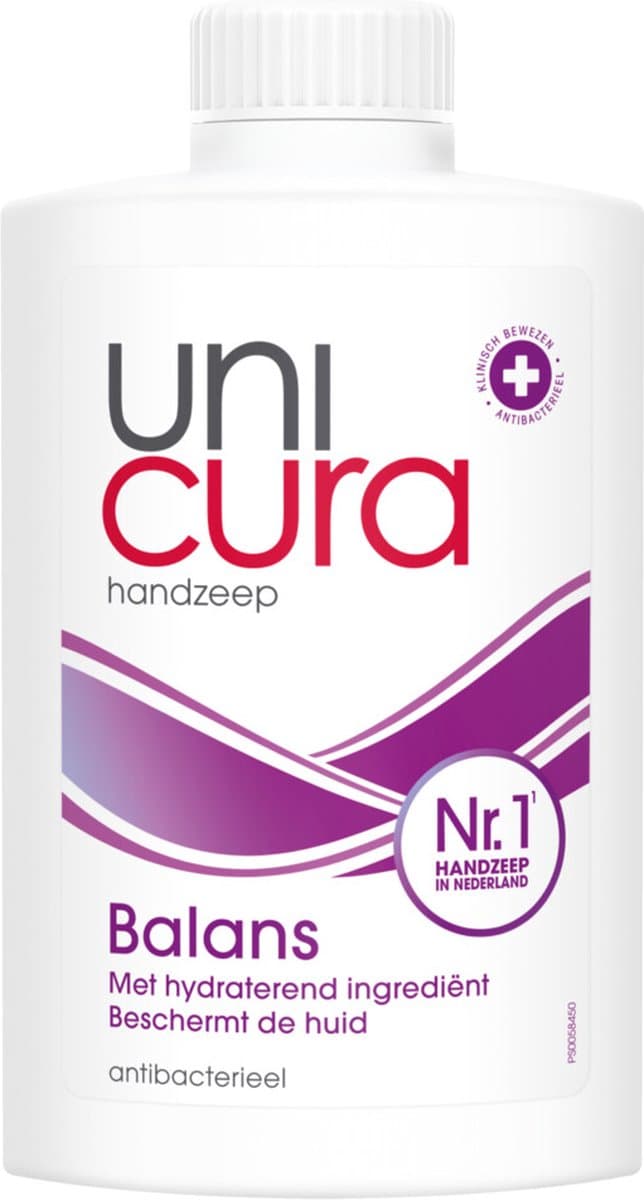 Unicura Vloeibare Handzeep Navulling Balans - 3 x 250 ml - Voordeelverpakking