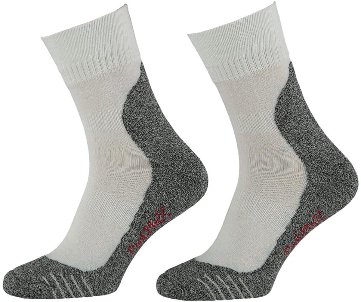 Xtreme - 6-Pack - Sportsokken - Coolmax - Anti-Blaren - Heren / Dames - wit - 42-45 - 122741000