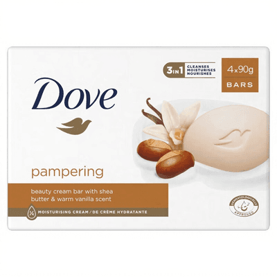 Dove zeeptabletten sheaboter 4 x 90 g