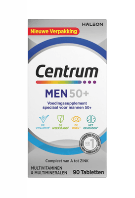 Centrum Men 50+ Multivitamine tabletten 90 stuks