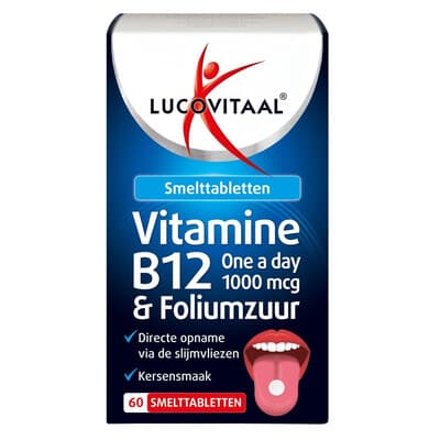 Lucovitaal Vitamine B12&Foliumzuur - 60 Smelttabletten