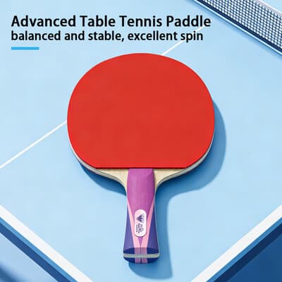 Double Fish Diamond-serie 5-sterren trainings-taftablettenracquet (single paddleset)