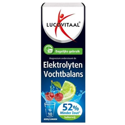 Lucovitaal Elektrolyten Vloeistofbalans Dagelijks 10 bruistabletten