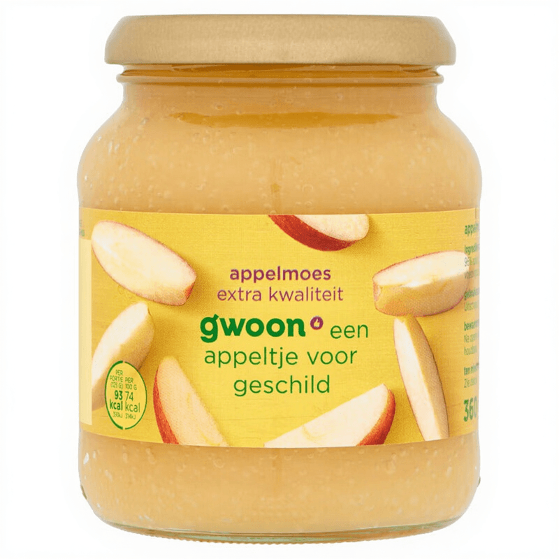 g'woon Appelmoes Extra Kwaliteit 360 g