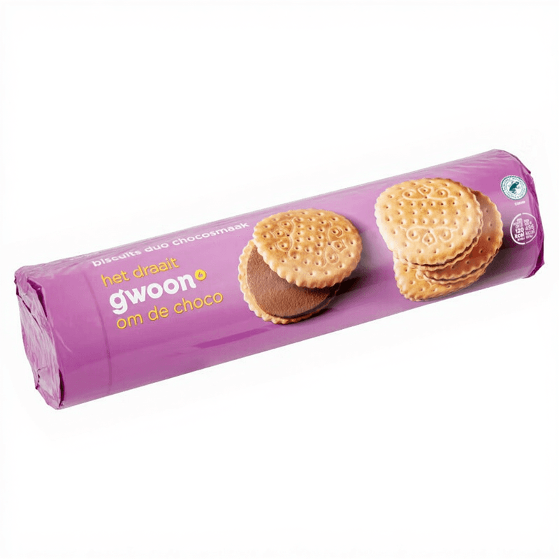 G'woon Biscuit Duo Choco - 500 g
