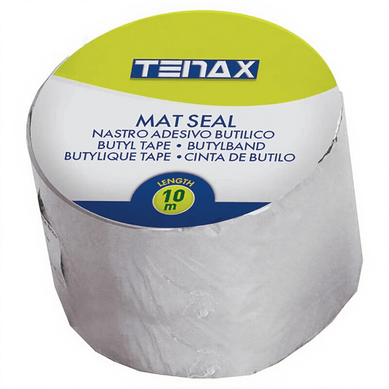 TENAX Mat Seal 0,15 x 10 m Grijs, Enkelzijdige Voegband voor Kunstgras
