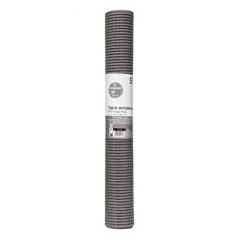 5five Antislip Vloerkleed - Grijs, 50 x 150 cm