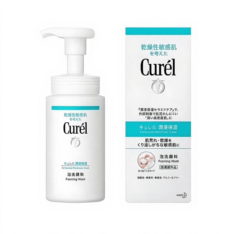 Curel schuimende gezichtswas 150ml
