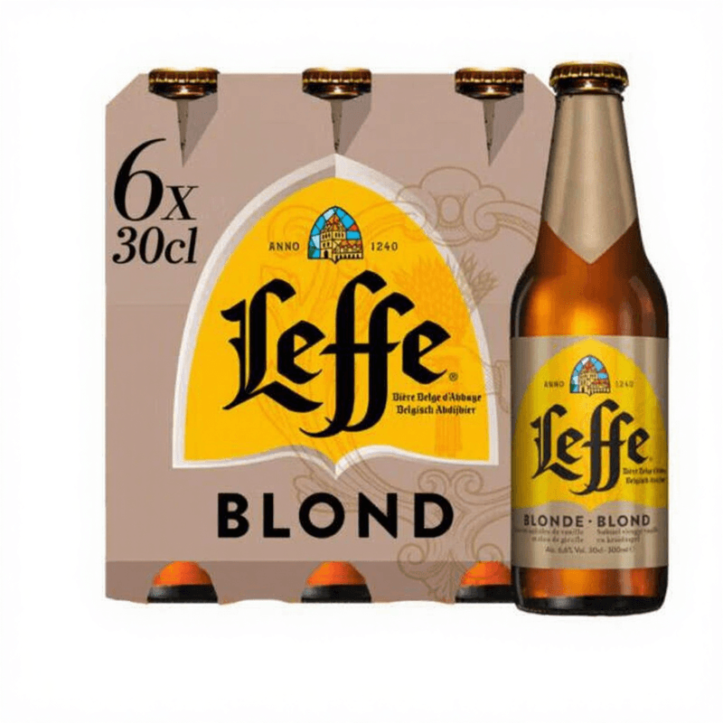 Leffe blond Belgisch abdijbier - 6 x 300 ml