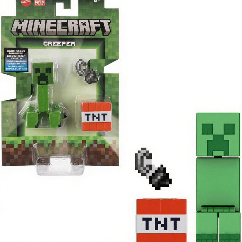 Minecraft Biome Builds Creeper Figuur - JCN29, 8 cm