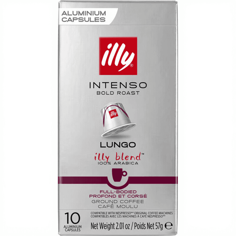 Illy Lungo Intenso Koffiecapsules - 10 stuks, 57 g