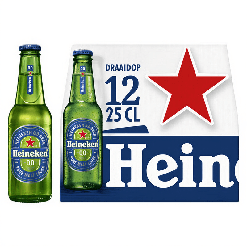 Heineken Premium Pilsener 0.0 Bier - 12 x 250 ml