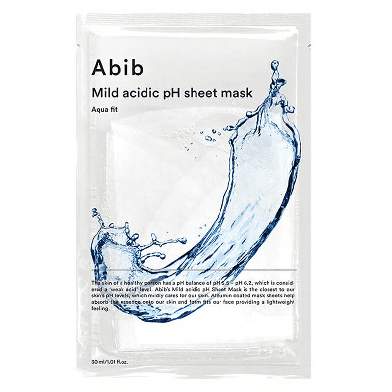 ABIB Mild Zuur pH Sheet Mask Pack Aqua Fit 10st Reservoir