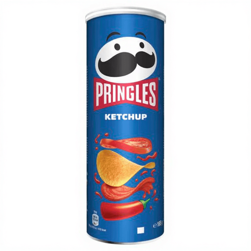 Pringles Ketchup Smaak Aardappelchips - 165 g