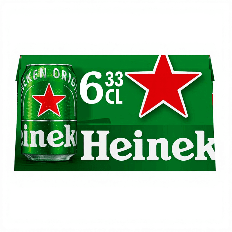 Heineken Premium Pilsner Bier - 6 x 330 ml