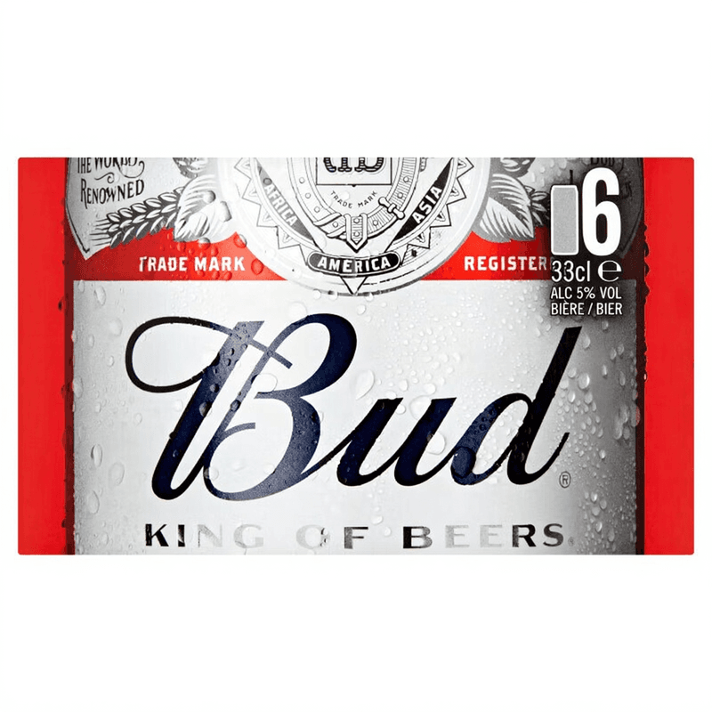 Budweiser Lager - 6 x 330 ml