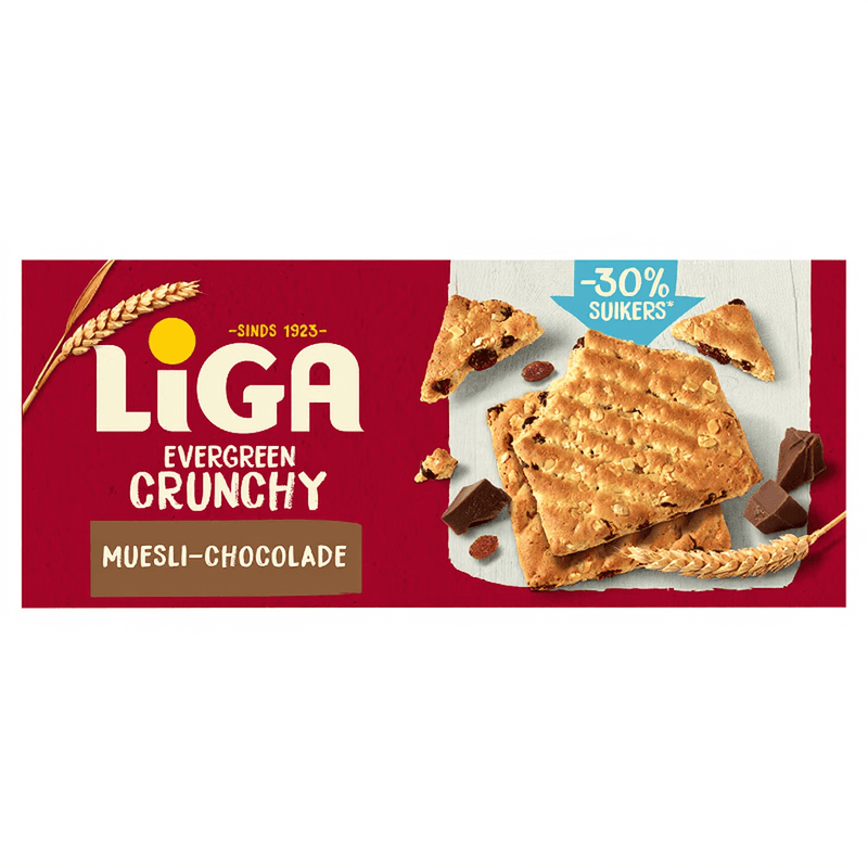Liga Crunchy Muesli Chocolate - 225 g